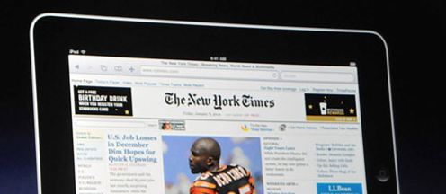 Μέσα στον Ιανουάριο θα παρουσιαστεί η πρώτη εφημερίδα αποκλειστικά για iPad