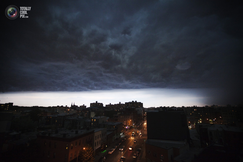 Καταιγίδα στο Brooklyn, Νέα Υόρκη