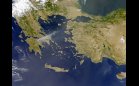 Καπνοί απο πυρκαγιές στην Ελλάδα