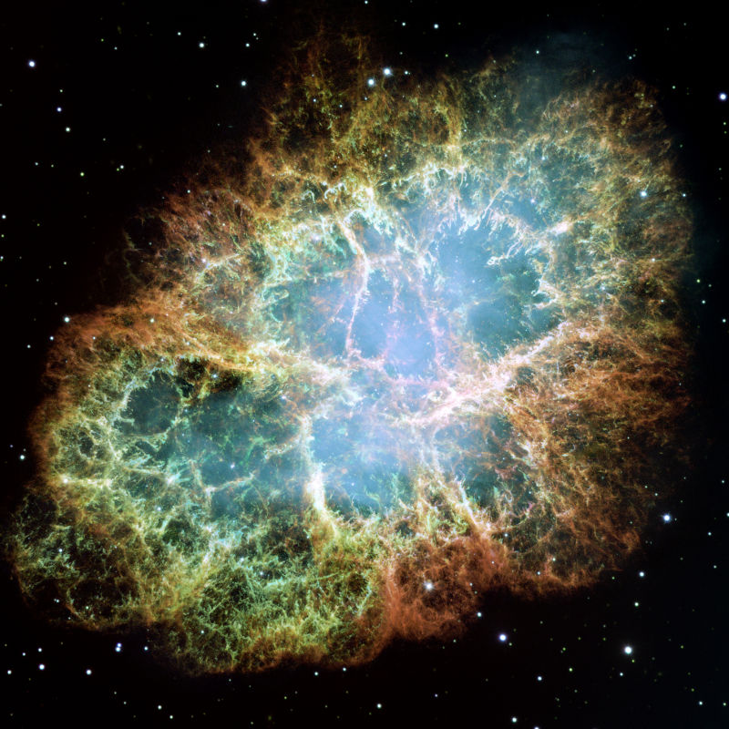 Crab Nebula (φωτο από το τηλεσκόπιο Hubble)