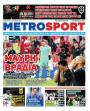 Πρωτοσέλιδο Metro Sport