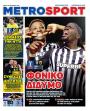 Πρωτοσέλιδο Metro Sport